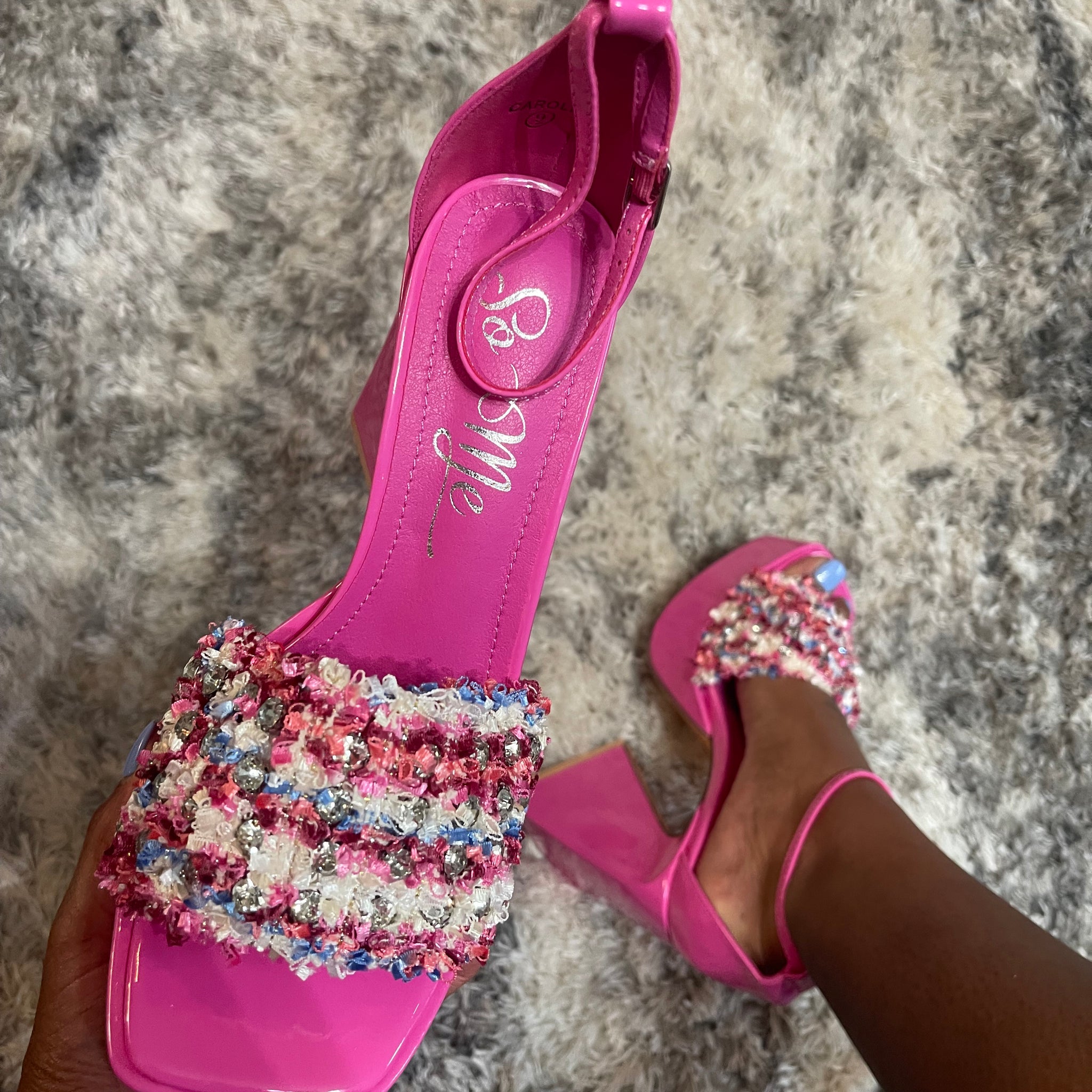 Pink Carole heel