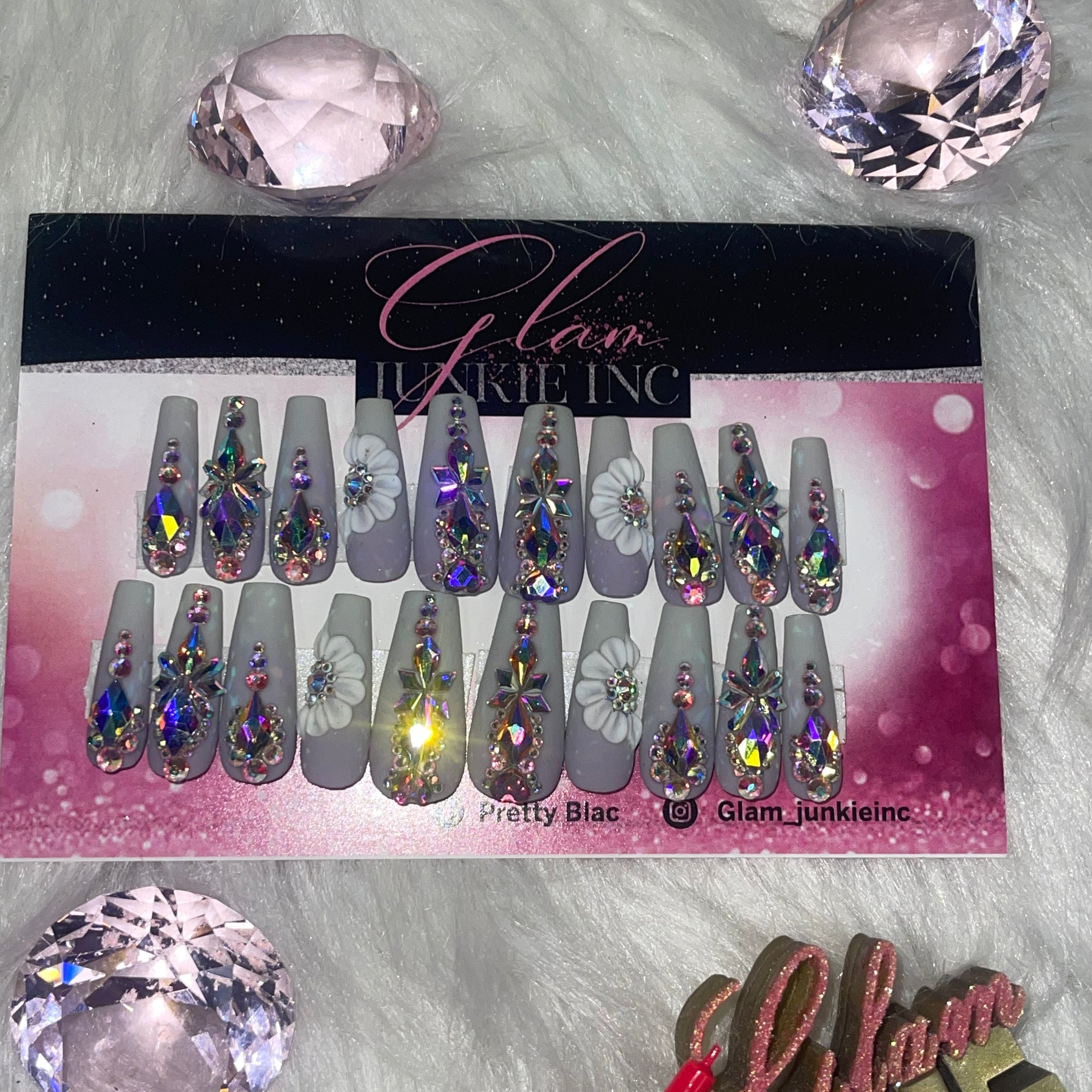 Grey with Diamonds