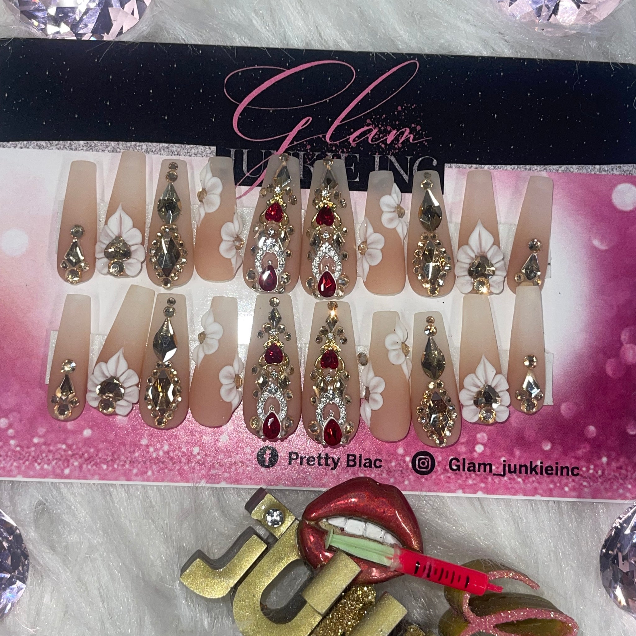 Red and gold Diamonds
